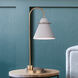 Talia 22 inch 40.00 watt Gold/Matte White Table Lamp Portable Light