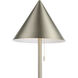 Kos 60 inch 9 watt Champagne Floor Lamp Portable Light