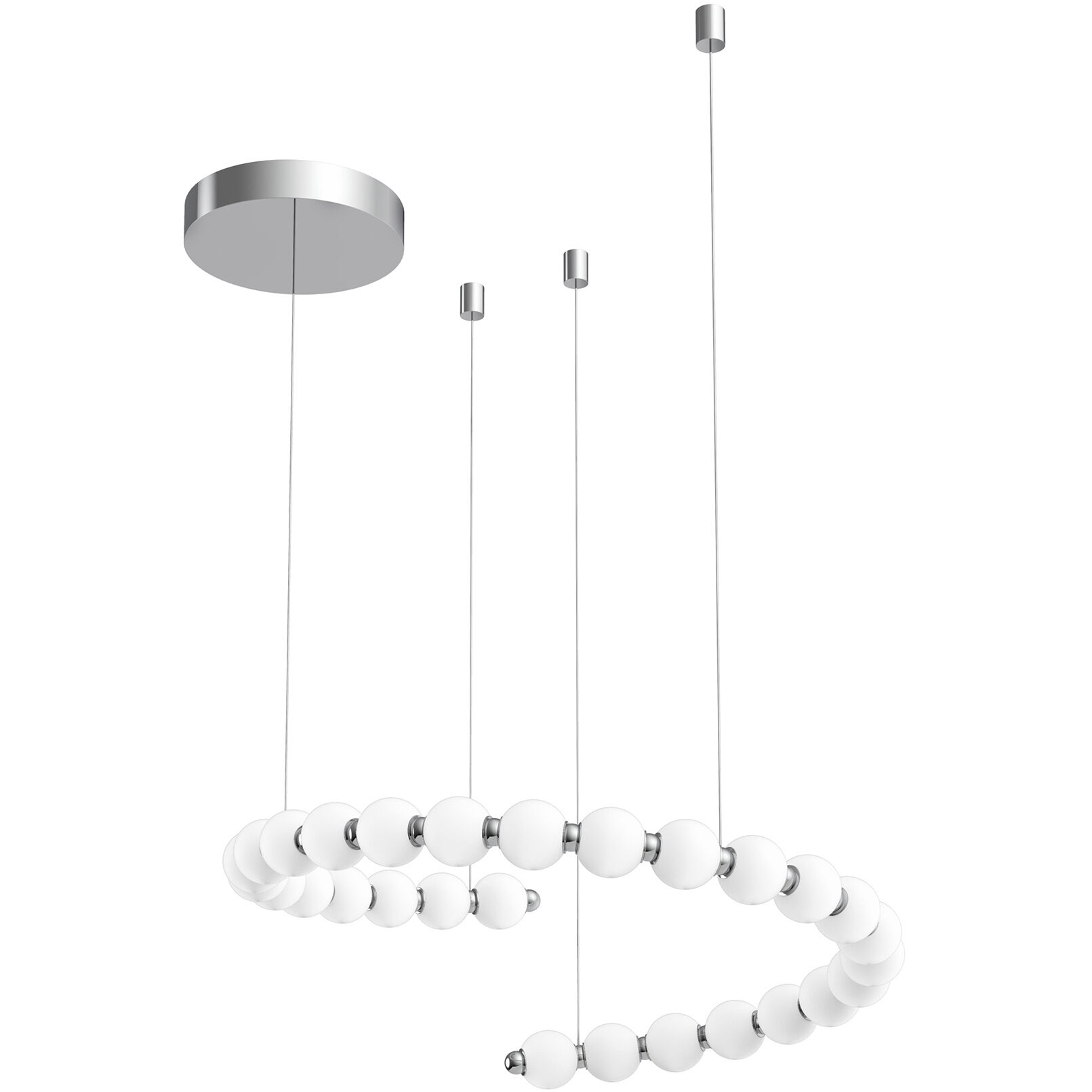 Akoya LED 3.25 inch Chrome Chandelier Ceiling Light