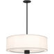 Alora Mood Theo Pendant Ceiling Light in Matte Black