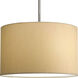 Markor 16 inch Beige Silk Pendant Ceiling Light