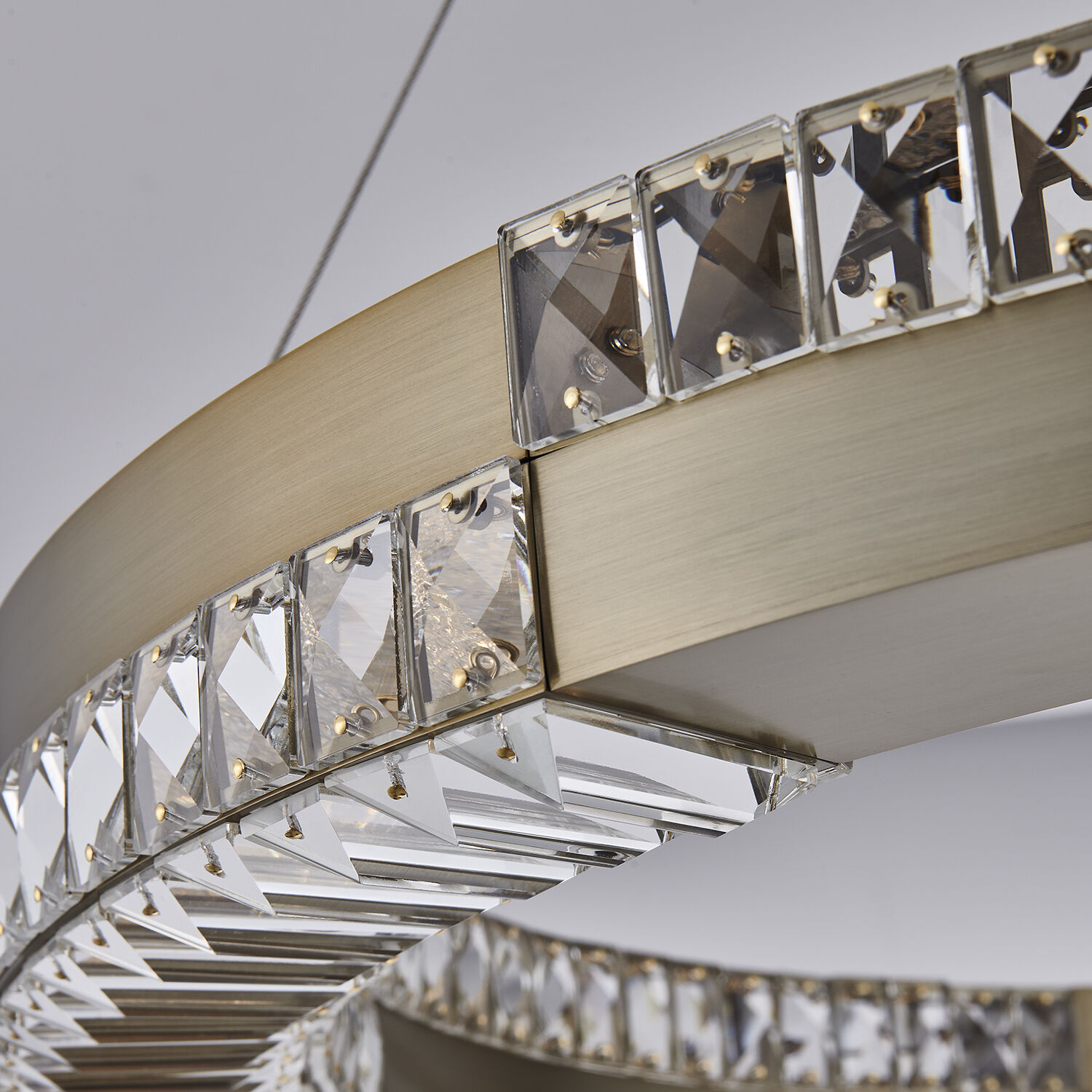 Dama 28 inch Winter Brass Pendant Ceiling Light