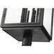 Hartwell 6 Light 127.25 inch Sand Black Outdoor Post Mounted Fixture