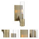 Rohe Sconce Wall Light in Oxidized Brass