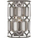 Hexly 1 Light 11 inch Bronze and Sultry Silver Wall Sconce Wall Light