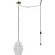 Klima 1 Light 8.5 inch Gold Pendant Ceiling Light