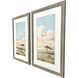 Land and Sea Blue and Pink and Green Framed Art, Propac