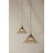Anniebee 1 Light 10.5 inch Aged Brass Pendant Ceiling Light
