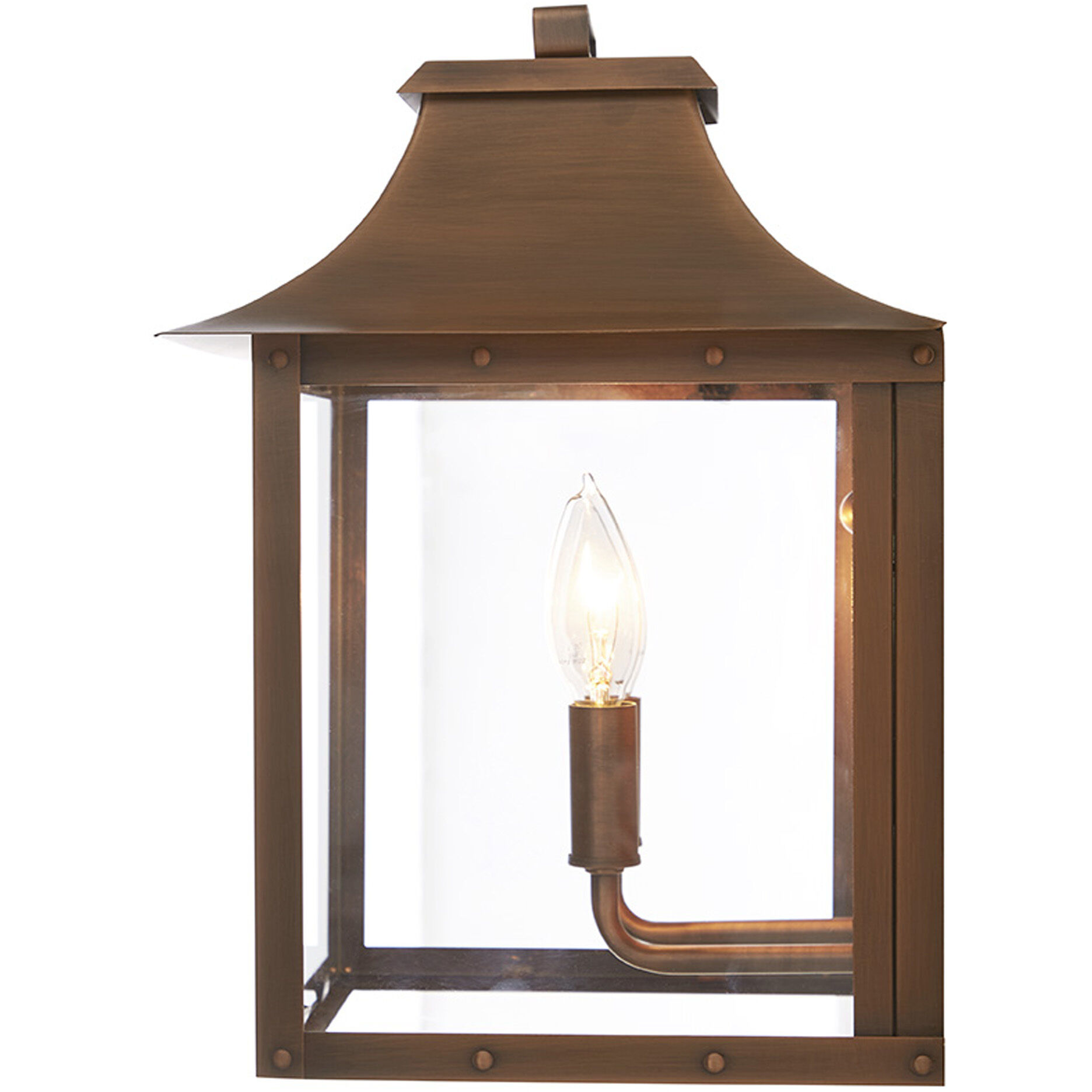 Manchester 2 Light 14 inch Copper Patina Exterior Wall Mount