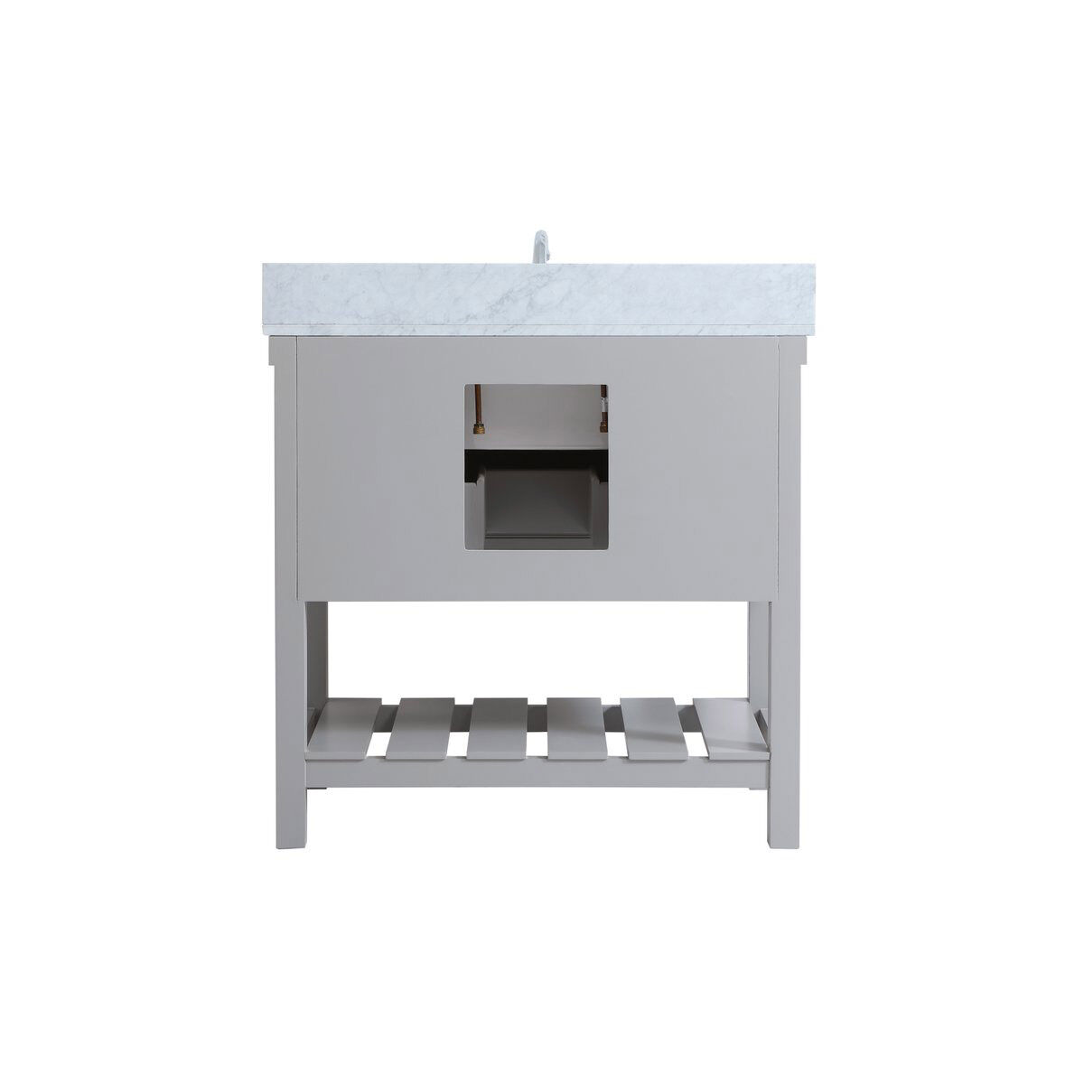Clement 36 X 22 X 34.13 inch Grey Bathroom Vanity Cabinet