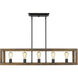 Sutton Island Light Ceiling Light in Matte Black