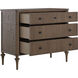 Andrea Satin Oak and Antique Bronze Chest