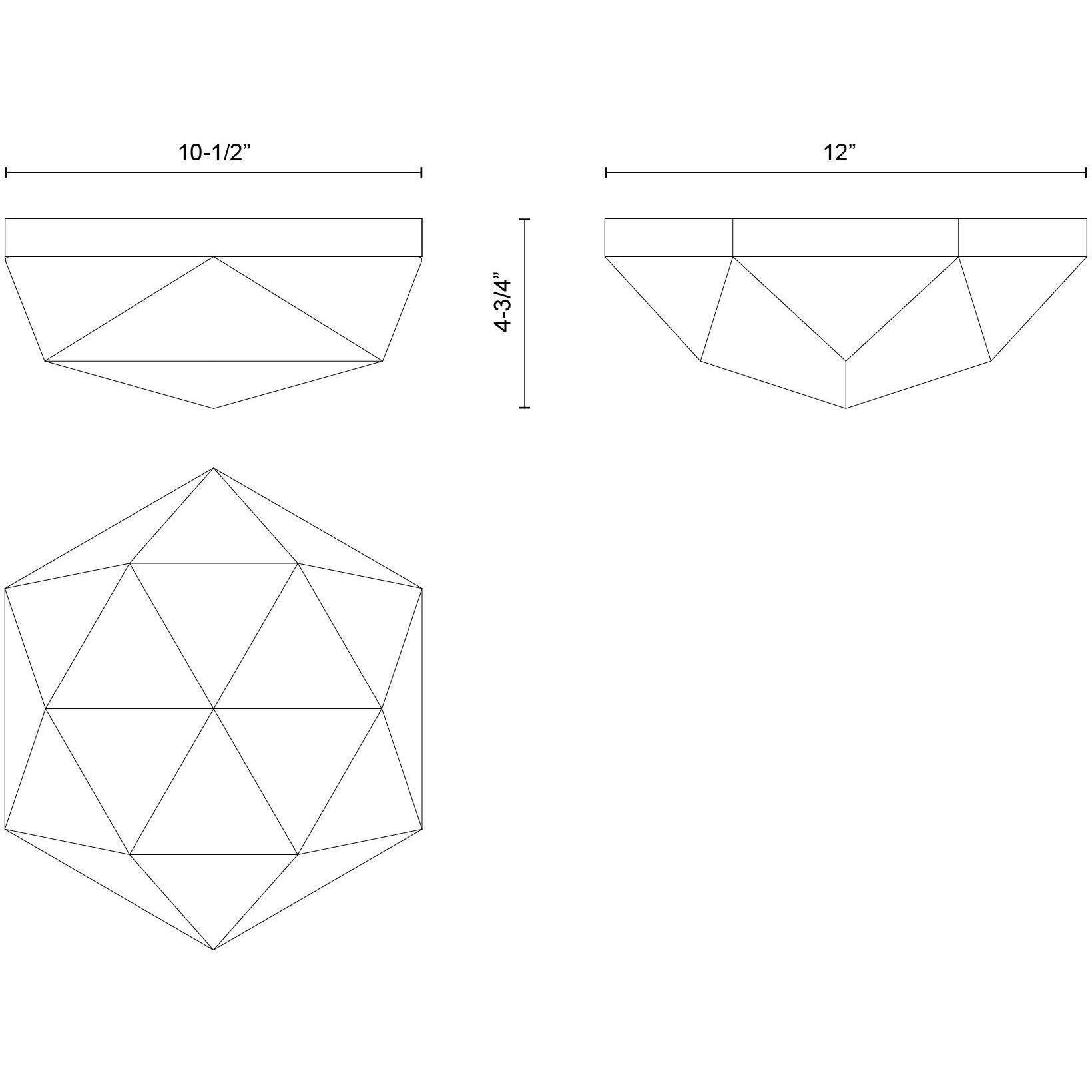 Alora Mood Krysta 2 Light 10.5 inch Matte Black/Opal Glass Flush Mount Ceiling Light