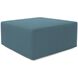 Universal 17 inch Turquoise Outdoor Ottoman, 36in Square, The Seascape Collection