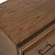 McKagan Brown Mindi Wood and Black 3 Drawer Chest