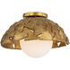 Mosaic Luxe 1 Light 16 inch Gold Pendant/Flush Ceiling Light