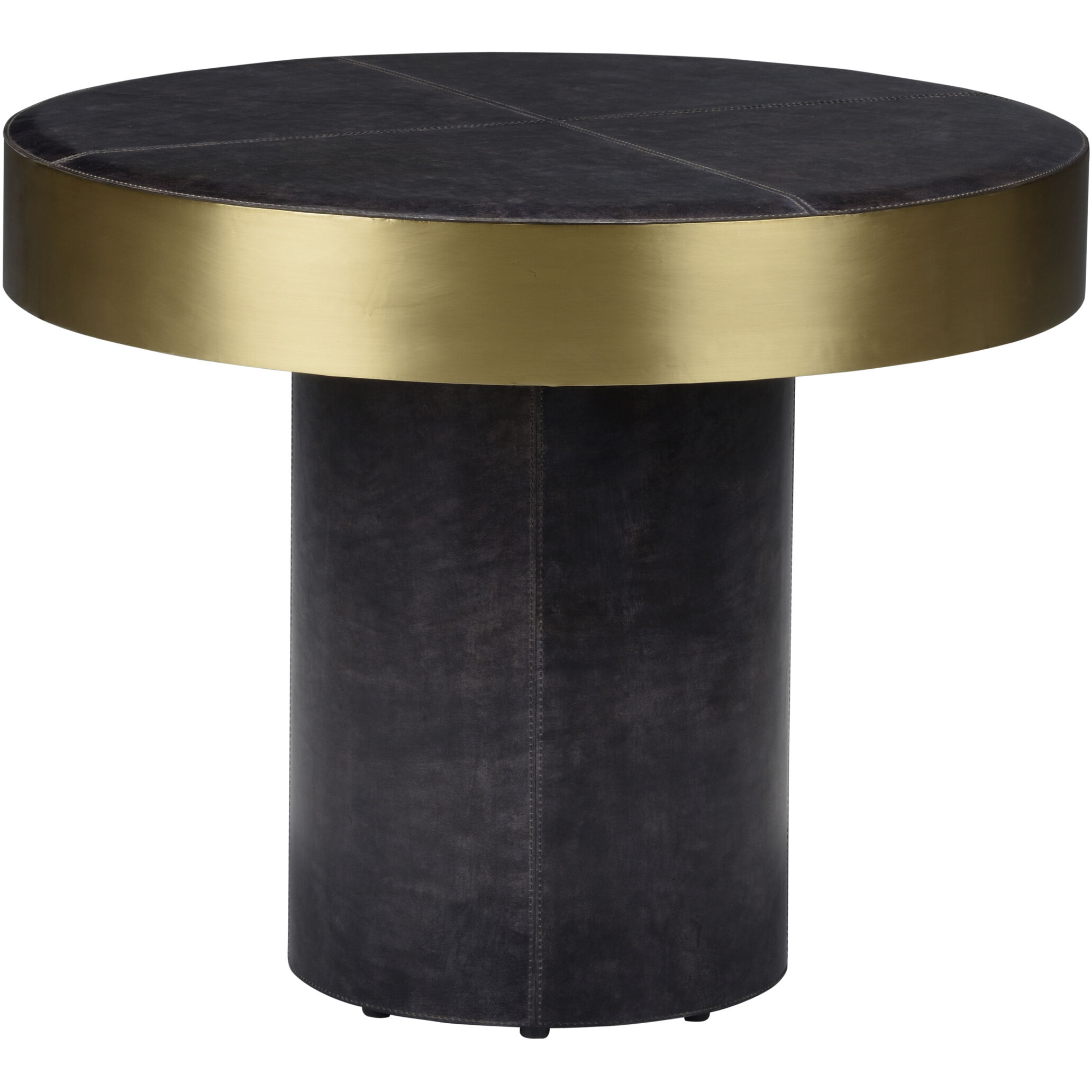 Penthouse 28 X 22.5 inch Gray and Gold Coffee Table