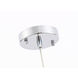 Taylor 1 Light 5 inch Chrome Pendant Ceiling Light