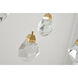 Canada LED 60 inch Gold Island Lighting Ceiling Light