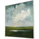 Spectacular Journey Green and Blue and Neutral and White Canvas
