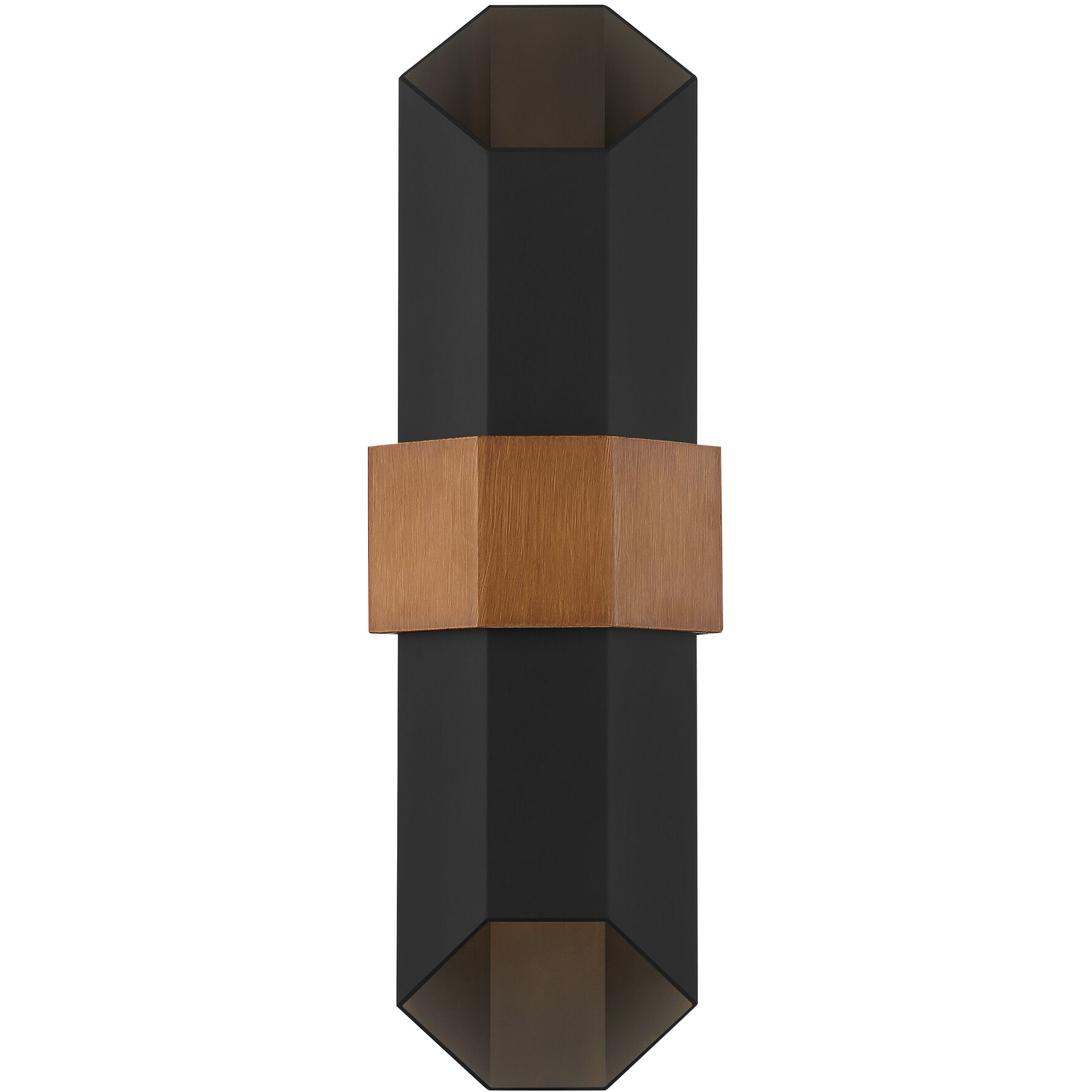 Chasm LED 21 inch Matte Black Outdoor Wall Lantern