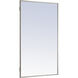 Monet 40 X 24 inch Silver Wall Mirror