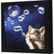 Blowing Bubbles 11 X 11 inch Non-Glass Framed Art, Propac