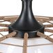 Lakeside 1 Light 30 inch Saddle Brown and Matte Black Indoor Outdoor Pendant Ceiling Light