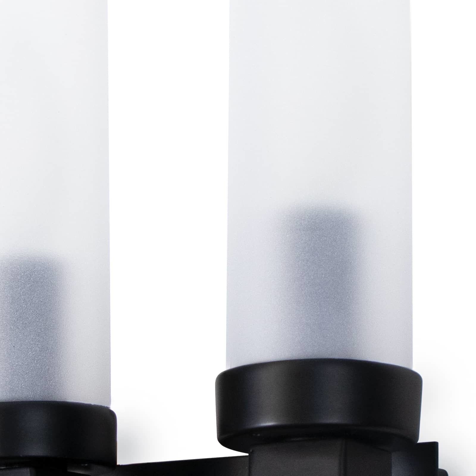 Montecito 2 Light 12.75 inch Black Outdoor Wall Sconce, Double