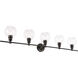 Syracuse 5 Light 47 inch Black Wall sconce Wall Light