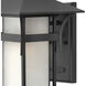 Estate Series Harbor Outdoor Wall Mount Lantern in Satin Black, Non-LED, Medium