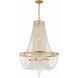 Arcadia 9 Light 24 inch Antique Gold Chandelier Ceiling Light