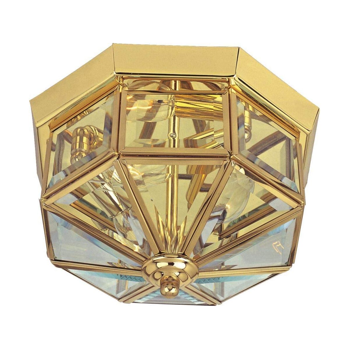 Maxim 3 Light 9.5 inch Satin Nickel Flush Mount Ceiling Light