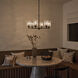 Winslow 6 Light Black Chandelier Ceiling Light, Large