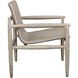 Sumba Light Gray and Cerused Wheat Outdoor Lounge Chair