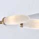 Crest Island Light Ceiling Light in Winter Brass