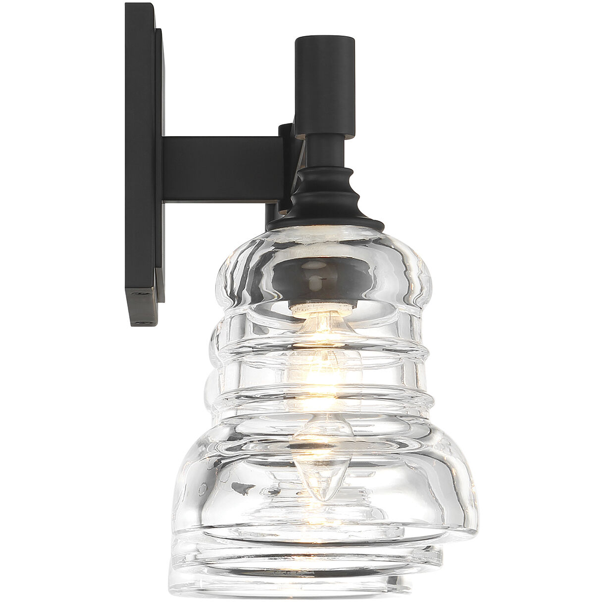 Gregory Bath Vanity Light Wall Light in Matte Black