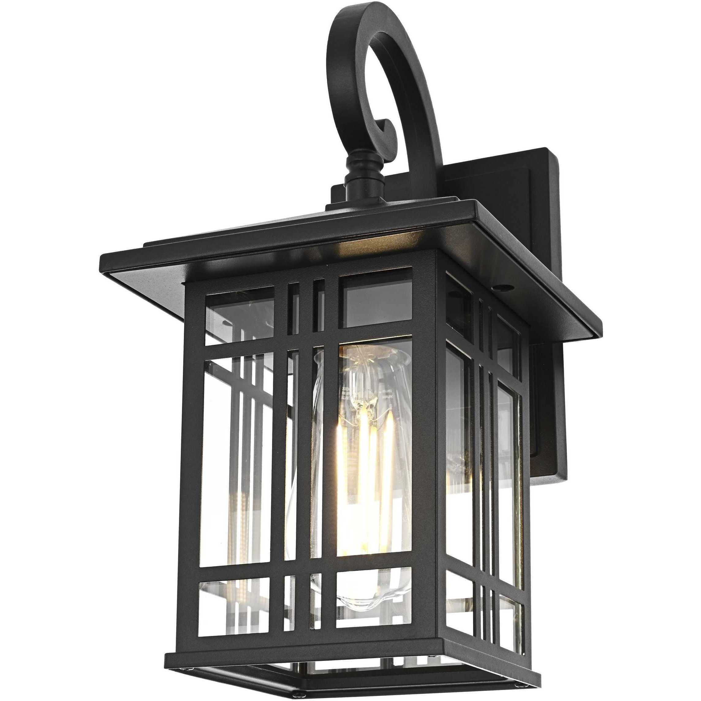 Harley 1 Light 12 inch Black Outdoor Wall Sconce