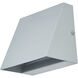 Wedge LED 5 inch Matte White ADA Wall Sconce Wall Light