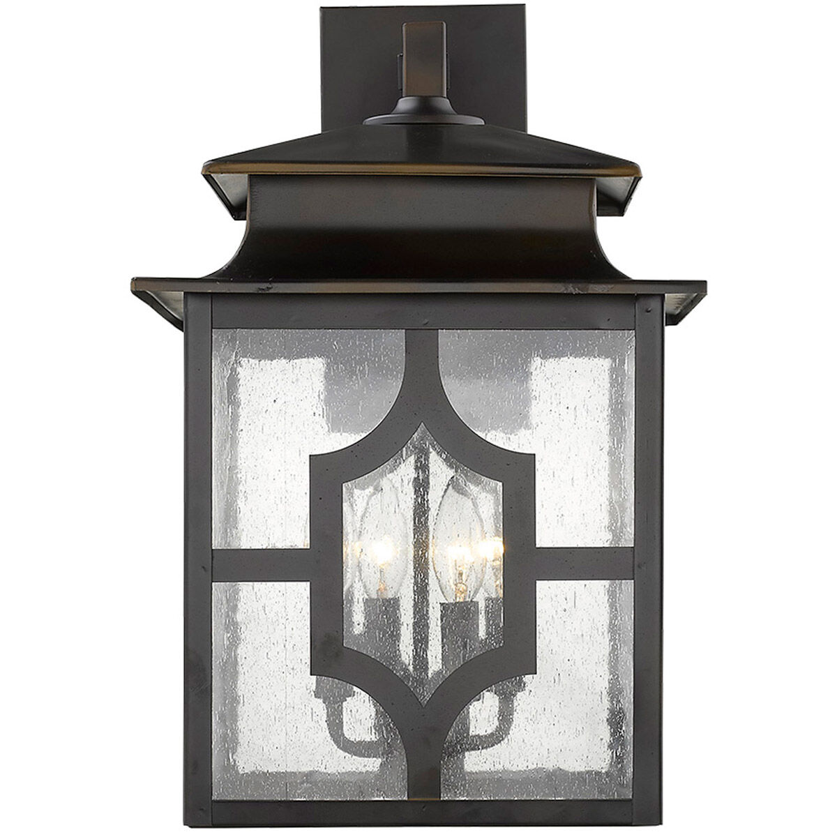 Calvert 4 Light 19 inch Oil-Rubbed Bronze Exterior Wall Mount