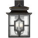 Calvert 4 Light 19 inch Oil-Rubbed Bronze Exterior Wall Mount