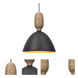 Creed LED Black Cord Pendant Ceiling Light