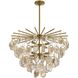 Jacqueline 8 Light 32 inch Antique Brass Chandelier Ceiling Light