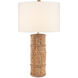 Azores 32.5 inch 150 watt Natural Water Hyacinth Table Lamp Portable Light