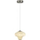 Solara LED 7.48 inch Graphite Pendant Ceiling Light