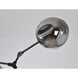 Canada 8 Light 33 inch Matte Black Chandelier Ceiling Light