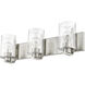 Beckett 3 Light 23 inch Brushed Nickel Vanity Wall Light