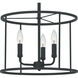 Abner 3 Light 14 inch Matte Black Pendant Ceiling Light