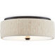 Tyrone LED 14 inch Black Flush Mount Ceiling Light