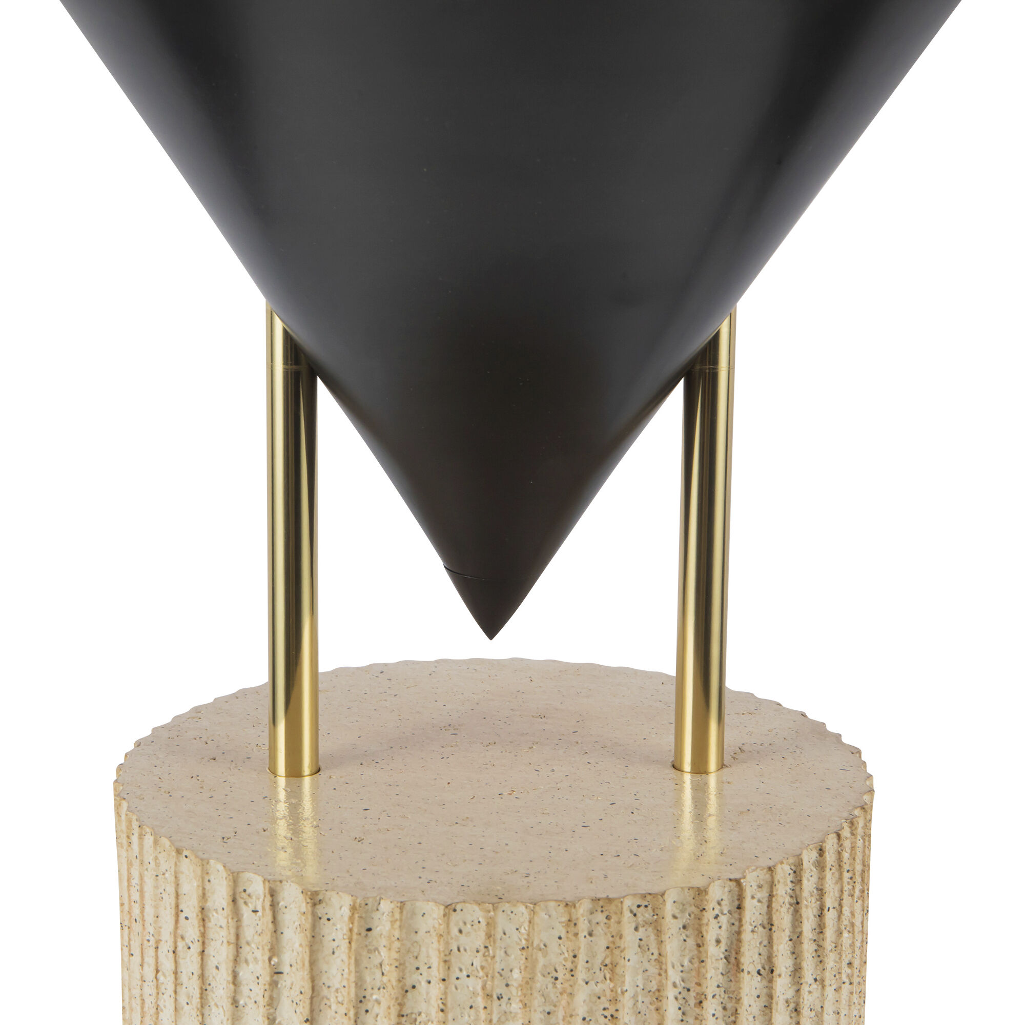 Versus 14.75 inch 60 watt Urban Bronze Table Lamp Portable Light in Steel Shade